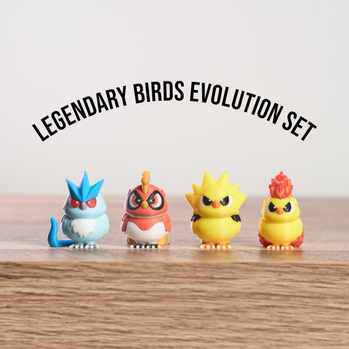 Articuno, Zapdos, Moltres, and Ho-Oh Legendary Birds Set
