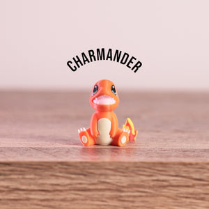 Charmander, Charmeleon, and Charizard Evolution Set PokePrints