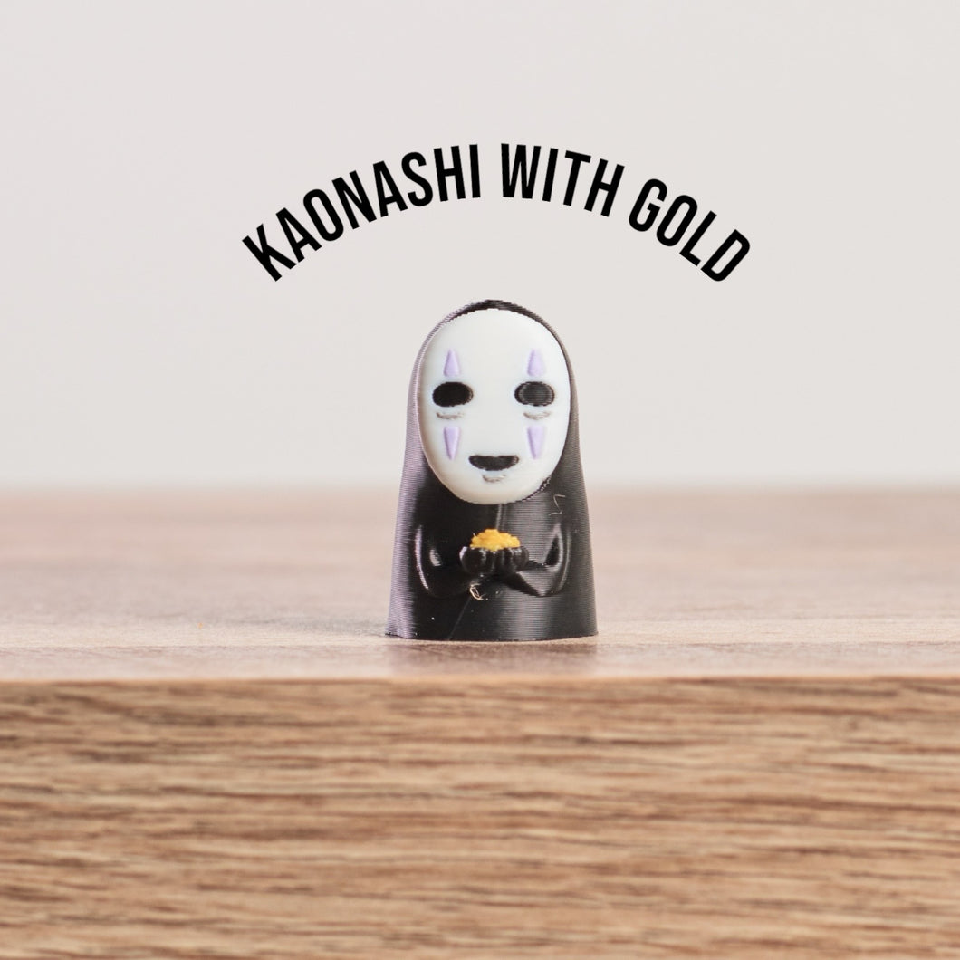 No Face (Kaonashi) with Gold GhibliPrint