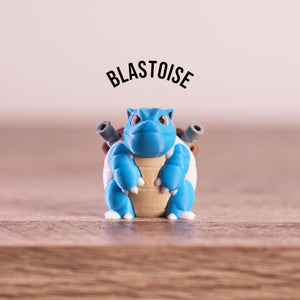 Squirtle, Wartortle, and Blastoise Evolution Set PokePrints