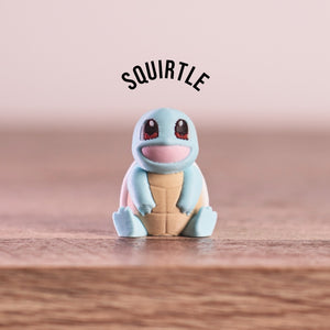 Squirtle, Wartortle, and Blastoise Evolution Set PokePrints