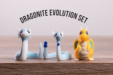 Load image into Gallery viewer, Dratini, Dragonair, and Dragonite Evolution Set PokePrints