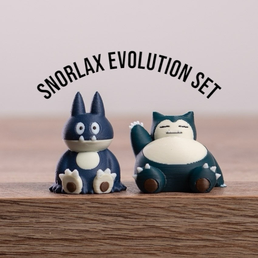 Munchlax and Snorlax Evolution Set PokePrints