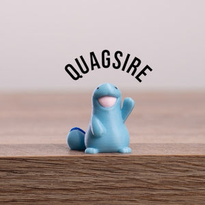 Wooper, Quagsire, Paldean Wooper, and Clodsire Evolution Set PokePrints