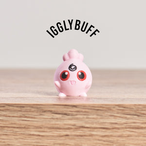 Igglybuff, Jigglypuff, and Wigglytuff Evolution Set PokePrints