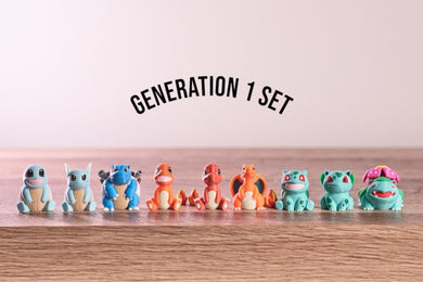 Complete Generation 1 Starter Set PokePrints