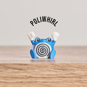 Poliwag, Poliwhirl, Poliwrath, and Politoed Evolution Set PokePrints