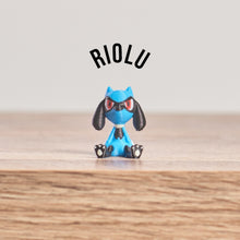 Load image into Gallery viewer, Riolu and Lucario Evolution Set PokePrints