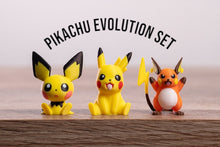 Load image into Gallery viewer, Pichu, Pikachu, and Raichu Evolution Set PokePrints