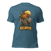 Load image into Gallery viewer, Pumpkin Killer Halloween Unisex Short Sleeve T-shirt