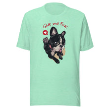 Load image into Gallery viewer, High Five Puppy Unisex Short Sleeve T-shirt