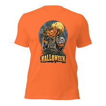 Load image into Gallery viewer, Pumpkin Killer Halloween Unisex Short Sleeve T-shirt