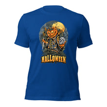 Load image into Gallery viewer, Pumpkin Killer Halloween Unisex Short Sleeve T-shirt