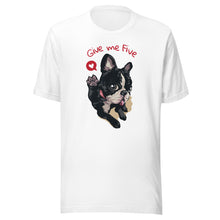 Load image into Gallery viewer, High Five Puppy Unisex Short Sleeve T-shirt