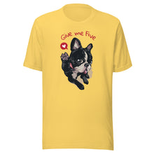 Load image into Gallery viewer, High Five Puppy Unisex Short Sleeve T-shirt