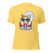 Load image into Gallery viewer, Tuna Cat with Glasses Unisex Short Sleeve T-shirt